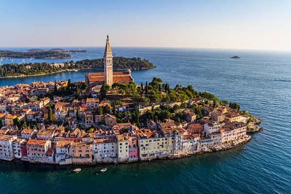 Rovinj, Hırvatistan Hava ateş