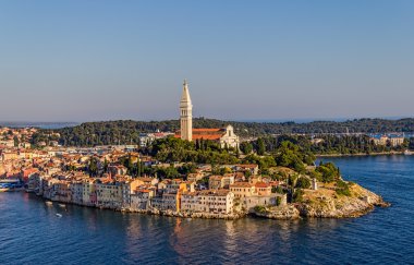 Rovinj, Hırvatistan Hava ateş