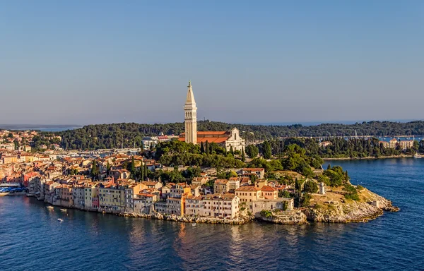 Antena strzelać, Rovinj, Chorwacja — Zdjęcie stockowe