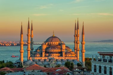 İstanbul - Sultanahmet Camii günbatımı