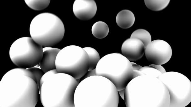 白色的球 — 图库视频影像