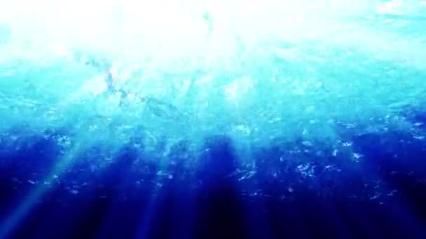 Подводный фон сцены — стоковое видео