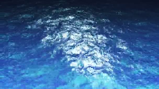 Luce sotto la superficie dell'acqua . — Video Stock