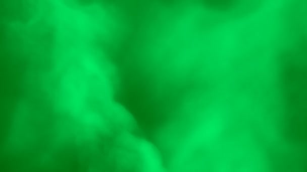 Fumée toxique verte .