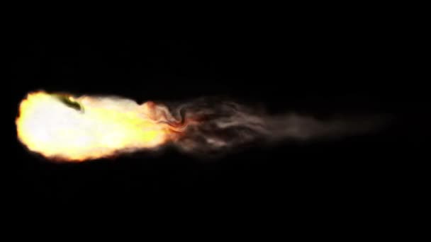 Flame thrower 3D — Stock Video