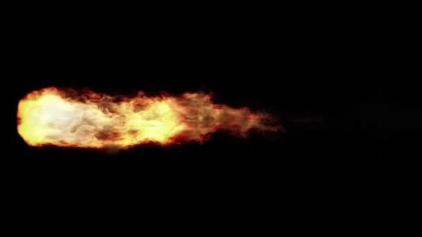 Lançador de chamas 3D — Vídeo de Stock
