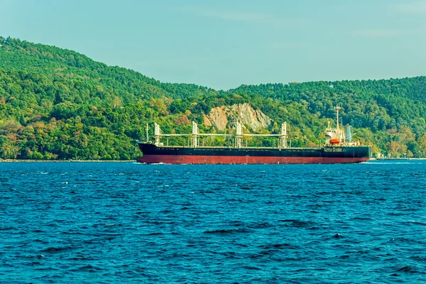 Ship transport on the Bosphorus — Stock Photo, Image