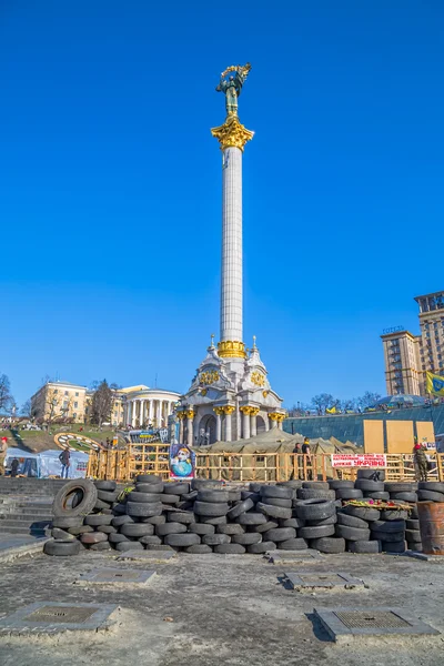 在基辅 euromaidan 革命 — 图库照片