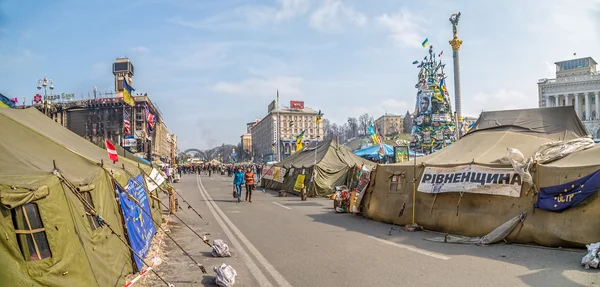 在基辅 euromaidan 革命 — 图库照片