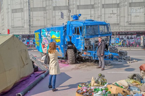 キエフでの euromaidan 革命 — ストック写真