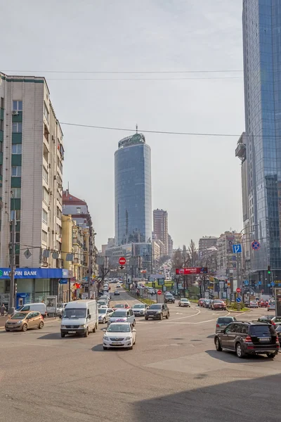 Baseina straat - centrum van kiev — Stockfoto