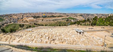 Zeytin Dağı üzerinde Yahudi Mezarlığı