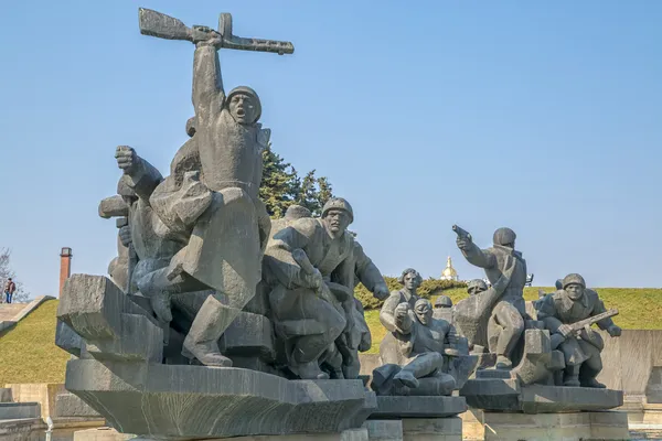 Sovyet dönemi ww2 memorial kiev Ukrayna — Stok fotoğraf