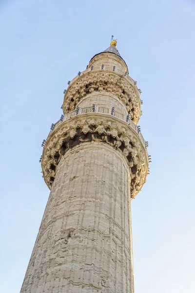 Blauwe moskee minaret, istanbul — Stockfoto