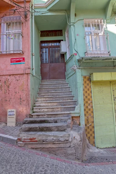 Staré dveře domu Istanbul — Stock fotografie