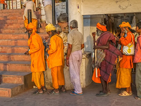 Ingyenes élelmiszer rishikesh városában — Stock Fotó