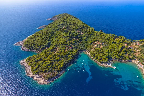 Isla Kolocep en Elaphites cerca de Dubrovnik — Foto de Stock