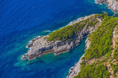 Lopud, dubrovnik yakınındaki elaphites Adası
