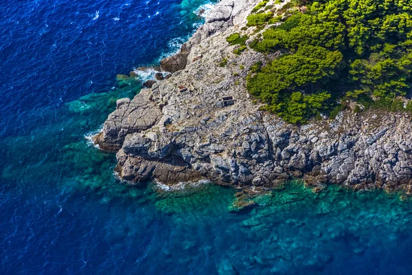 Isla Lopud en Elaphites cerca de Dubrovnik — Foto de Stock