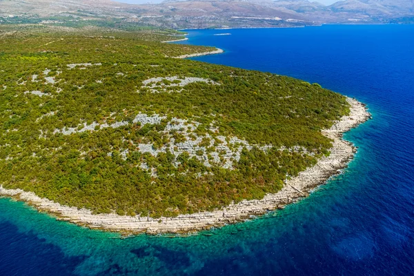 Adriatische landschap, Kroatië — Stockfoto