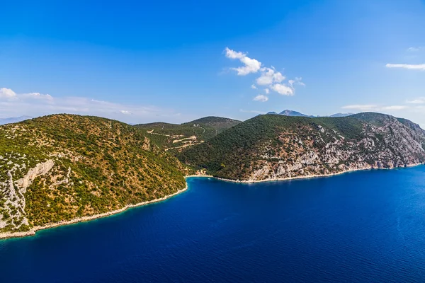 Krajobraz Adriatyckie, półwysep peljesac w Chorwacji — Zdjęcie stockowe