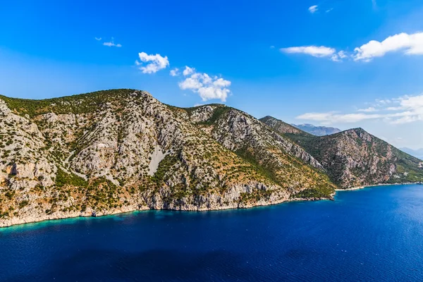 Paysage adriatique, péninsule de Peljesac en Croatie — Photo