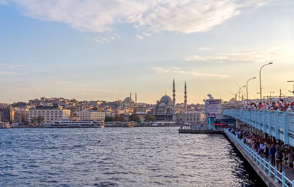 Галатський міст Стамбул — стокове фото