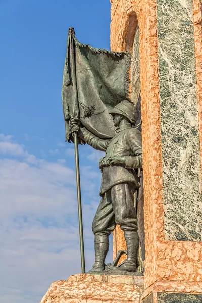 Republic monument in Istanbul — Stock Photo, Image