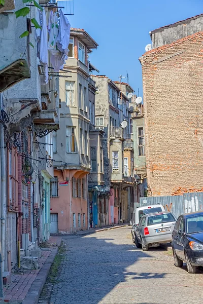 Istanbul old street - dzielnicy Fanar — Zdjęcie stockowe