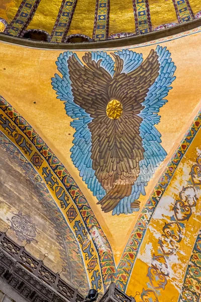 Plafond vleugels in hagia sophia istanbul — Stockfoto