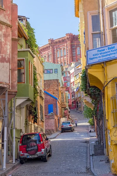 Istanbul vecchia strada - quartiere Phanar — Foto Stock
