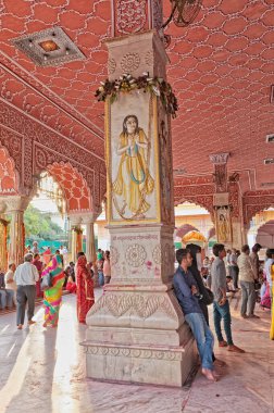 Jaipur Hindistan 'daki Govind Dev Ji Tapınağı