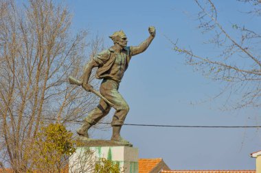 Dugi Otok Hırvatistan 'daki partizanın eski anıtı