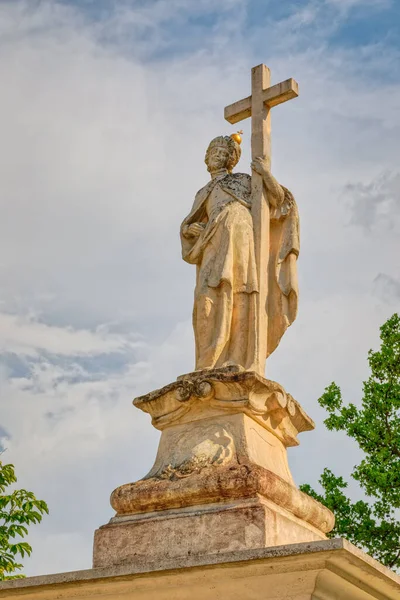 Statue der Heiligen Helena in Bjelovar Kroatien — Stockfoto