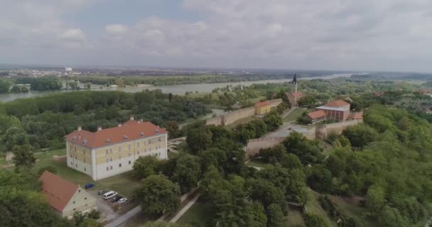 Ilok den östligaste staden Kroatien — Stockvideo