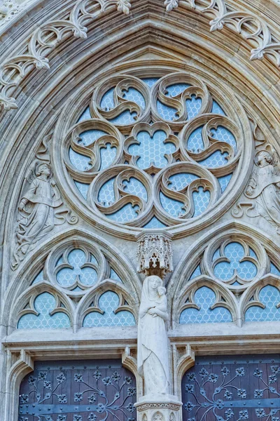 Βουδαπέστη Matthias Εκκλησία Gothic αρχιτεκτονικές λεπτομέρειες Φωτογραφία Αρχείου
