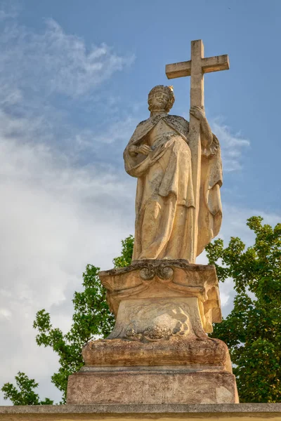 Sankt Helena staty i Bjelovar Kroatien — Stockfoto