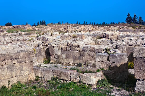 Escavações de Ugarit Síria — Fotografia de Stock
