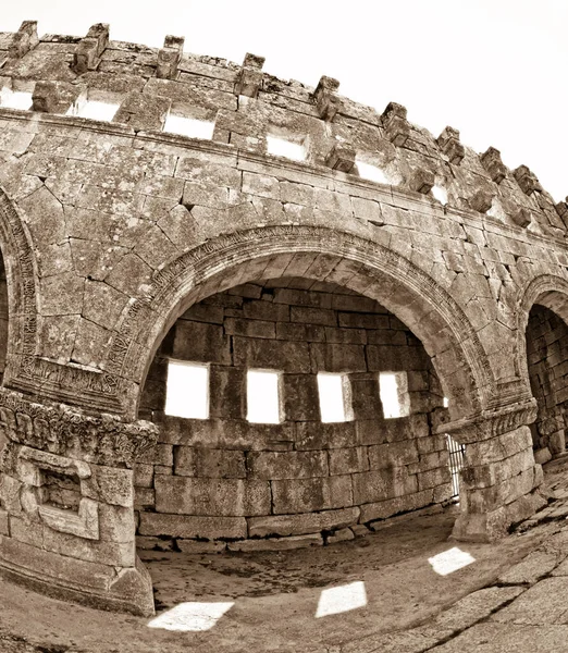 Este Dos Edifícios Eclesiásticos Bizantinos Sírios Mais Bem Preservados Século — Fotografia de Stock