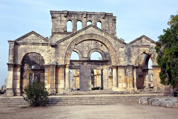 Ruinas Iglesia Bizantina San Simeón Estilos Siria — Foto de Stock