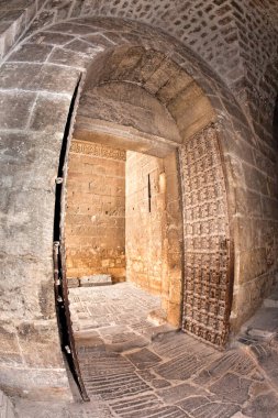 Kale kapısı balık gözü merceği Halep