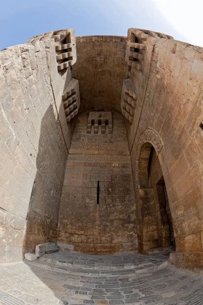 Citadela brána Aleppo Sýrie — Stock fotografie