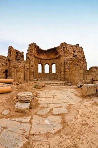 Antiguas ruinas Rasafa Siria —  Fotos de Stock