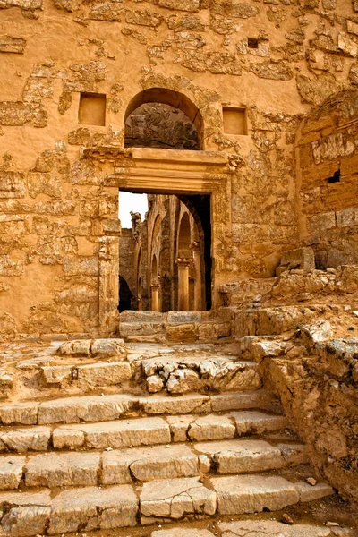 Rasafa-Basilika zerstört Syrien — Stockfoto