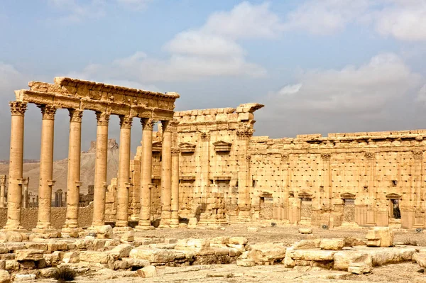 Palmyra Bel Tapınağı harabeleri — Stok fotoğraf