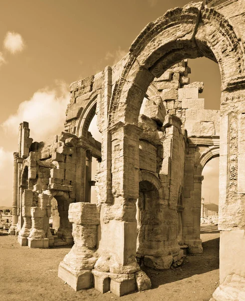 Monumentale boog van Palmyra — Stockfoto