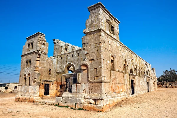 One Best Preserved Syrian Byzantine Ecclesiastical Building 5Th Century Three — Stock Photo, Image