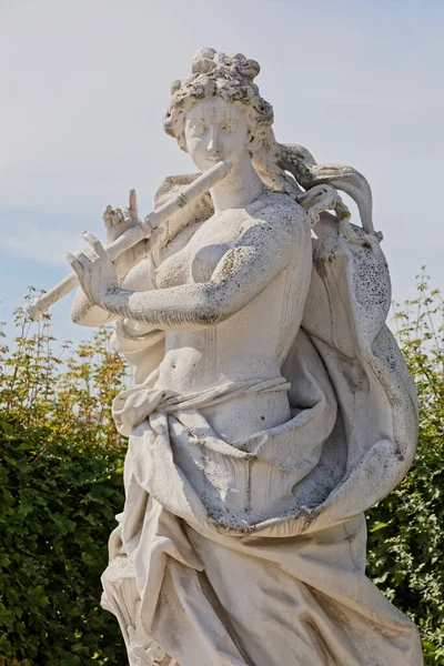 Vienna Austria September 2018 Statue Woman Fife Park Belvedere Historic — Stockfoto