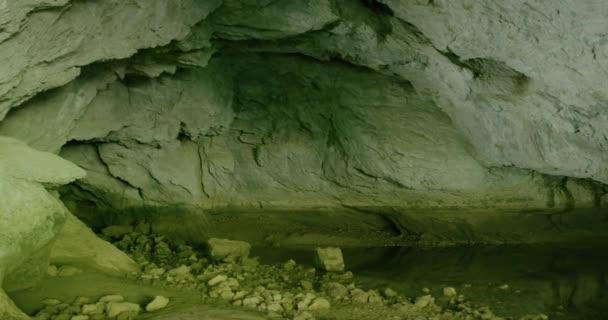 Zdjęcia Panoramiczne Otwarcia Jaskini Tounjcica Pobliżu Miasta Tounj Hrabstwie Karlovac — Wideo stockowe