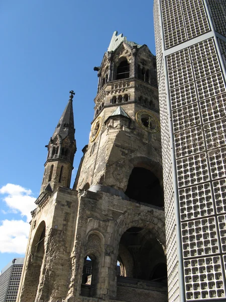 Iglesia Gedachtniskirche Berlín — Foto de Stock